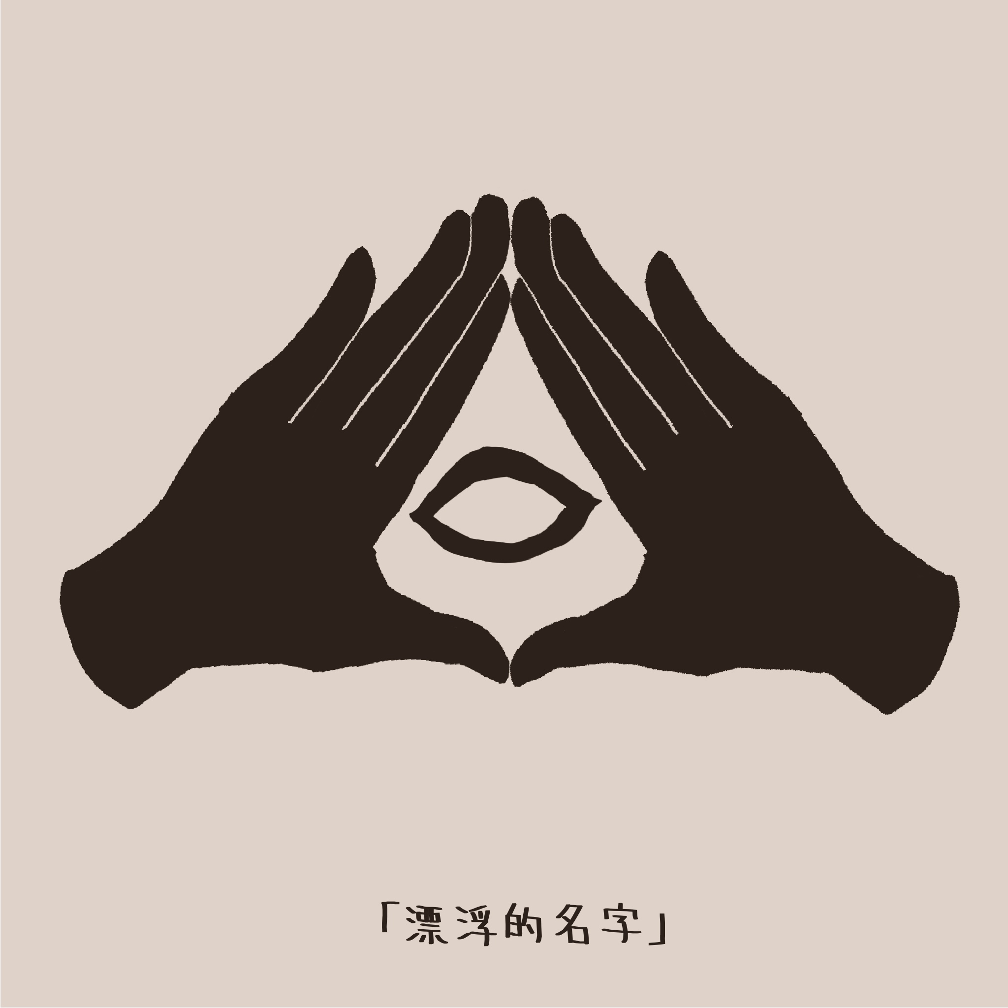 两只手围成一个框，中间是一张嘴巴👄。
       名字是被说出口的东西，它是语言赋予的。