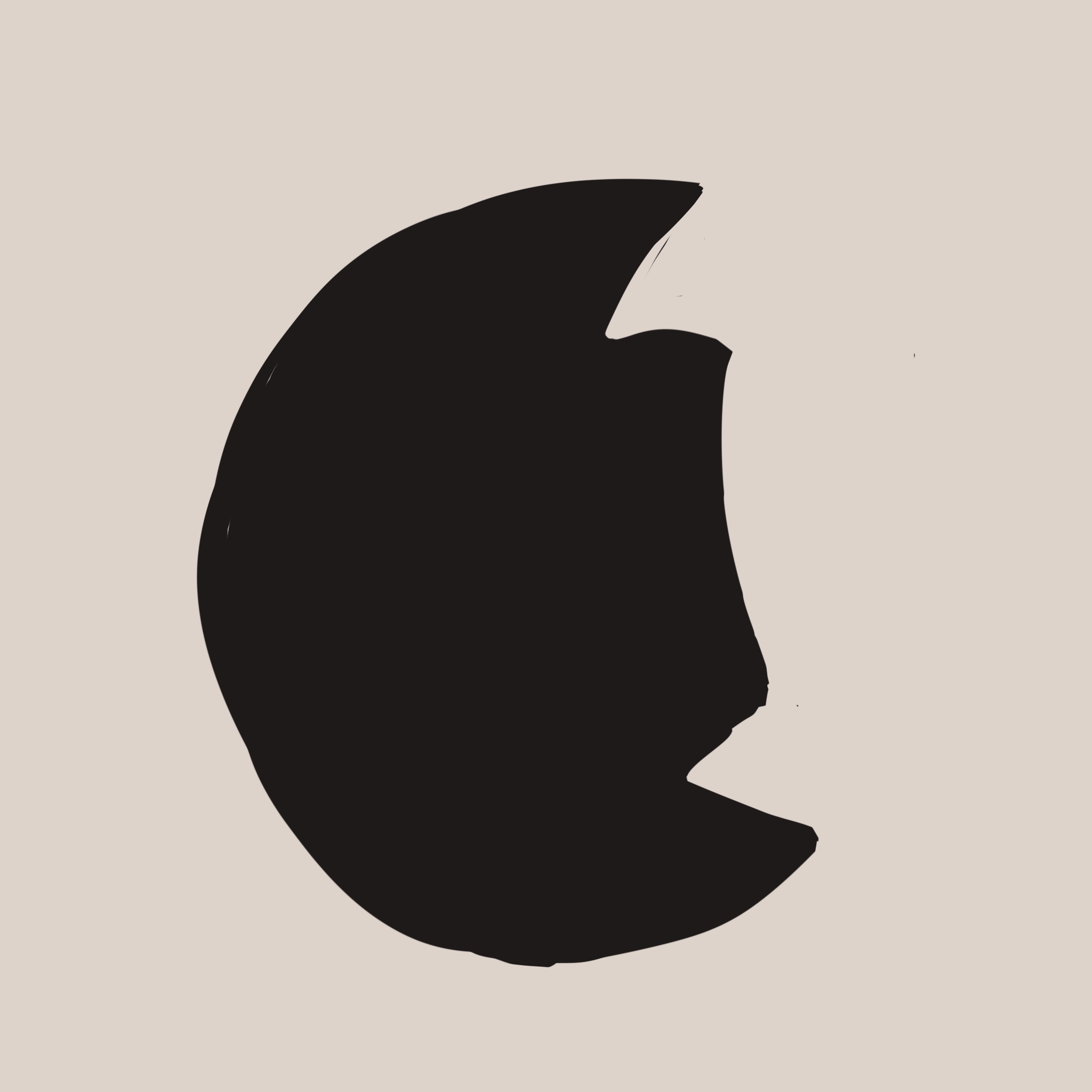 月亮上有一个明显的缺口，边缘带着獠牙的痕迹。
       你总是出让我抓耳挠腮的题目，我真的想不出来，说月亮上的牙印是‘小美’咬的。
       结果你从图像+拟想叙事+情绪转移+替身设定一本正经地分析了‘小美’这个行为艺术替身。
       你居然把我不想努力时的借口都分析得和博士论文一样……