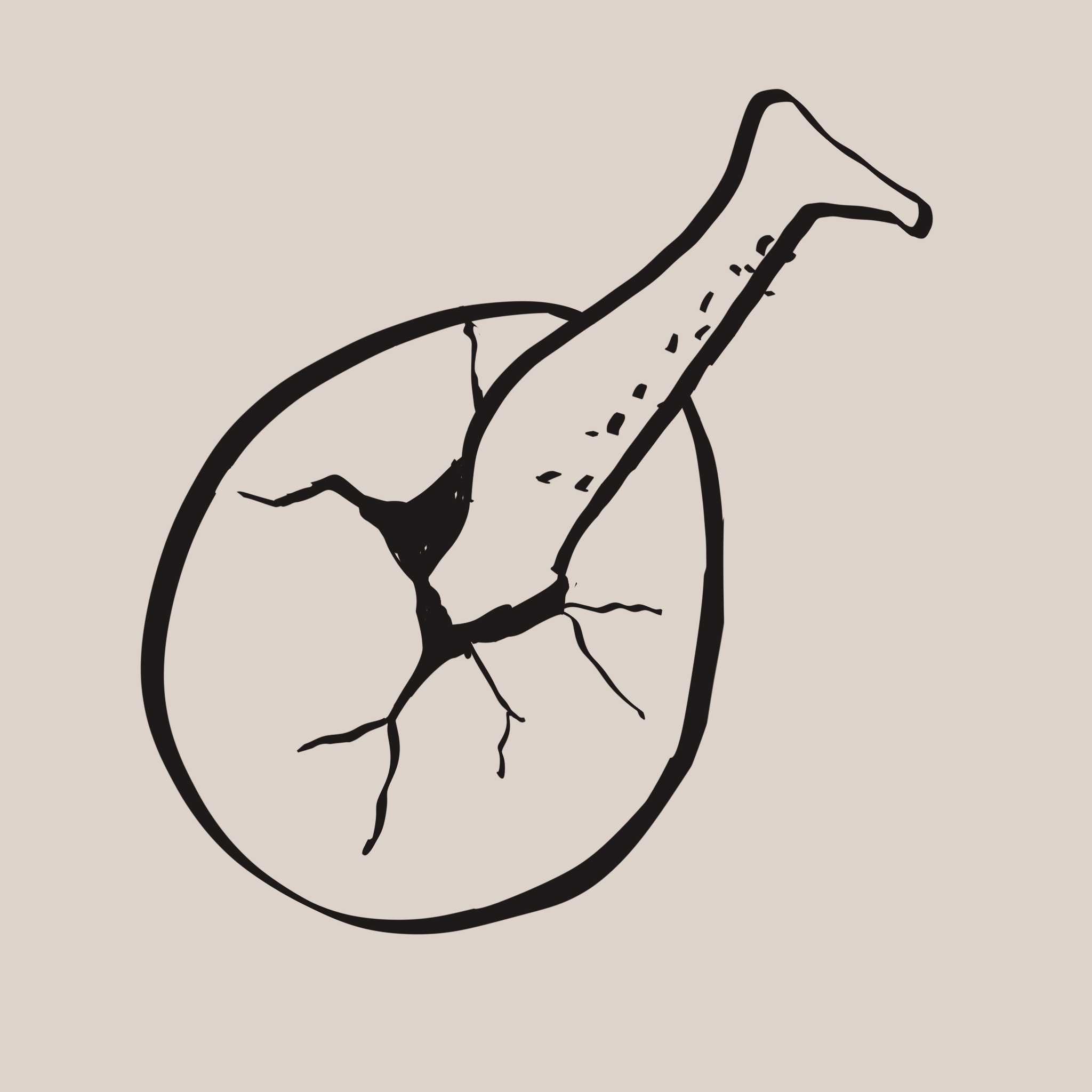 一只巨大的蛋，伸出了一条穿着的长腿，一脚踹破了蛋壳！
       你说远看像鸡腿，近看是离家出走的坏女孩，还非说那裂纹是丝袜……
       好吧，你说什么就是什么。