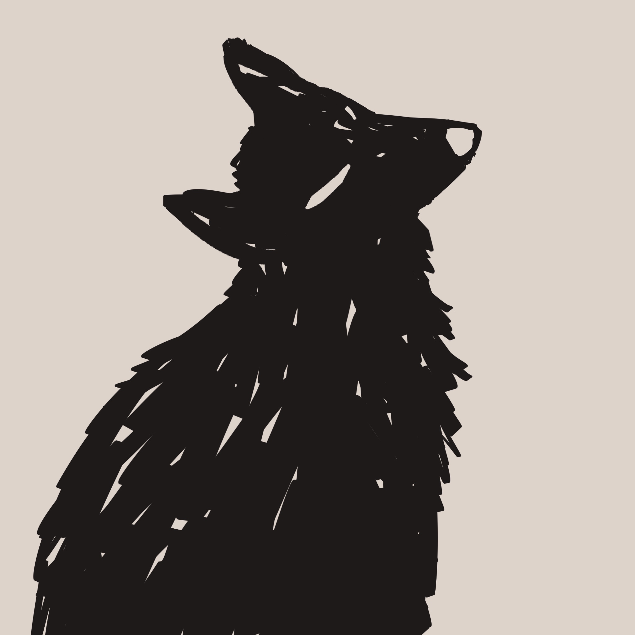 画了一只闭着眼闻空气的狐狸。
       那是我的味道：柑橘、木质，还有点野。
       你收到了我的信，说要用吻回信。
       这信我不看，我要你直接亲给我听。