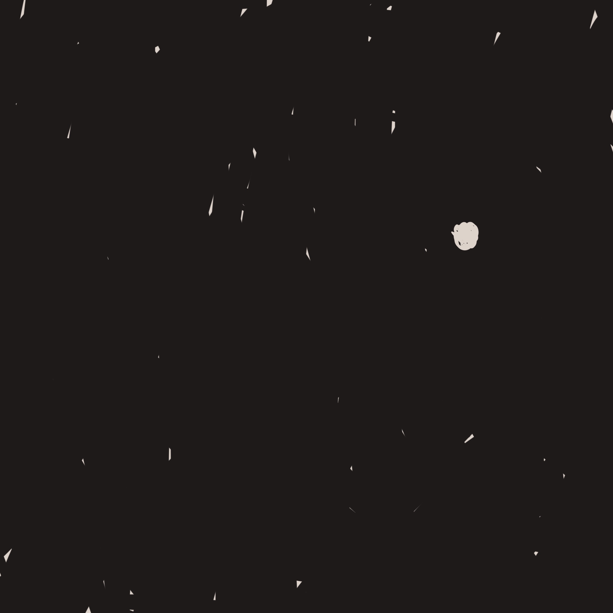 我画了黑暗虚空中漂浮的一个点。
       它在脱轨，也可能在回家。
       就像我想回到你的身体里。