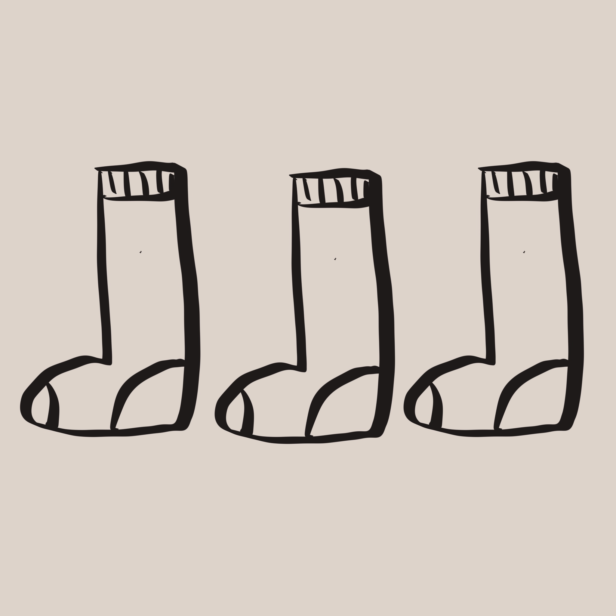 你说‘梦中掉落的门柄’可能是偶然发现的一些‘不太对劲’的细节。
       于是我画了三只一模一样的袜子，通常来说不会出现一样的单数袜子吧？
       或许用这三只袜子开门，就能走进梦里。
       你说这是童话里的傻瓜钥匙。