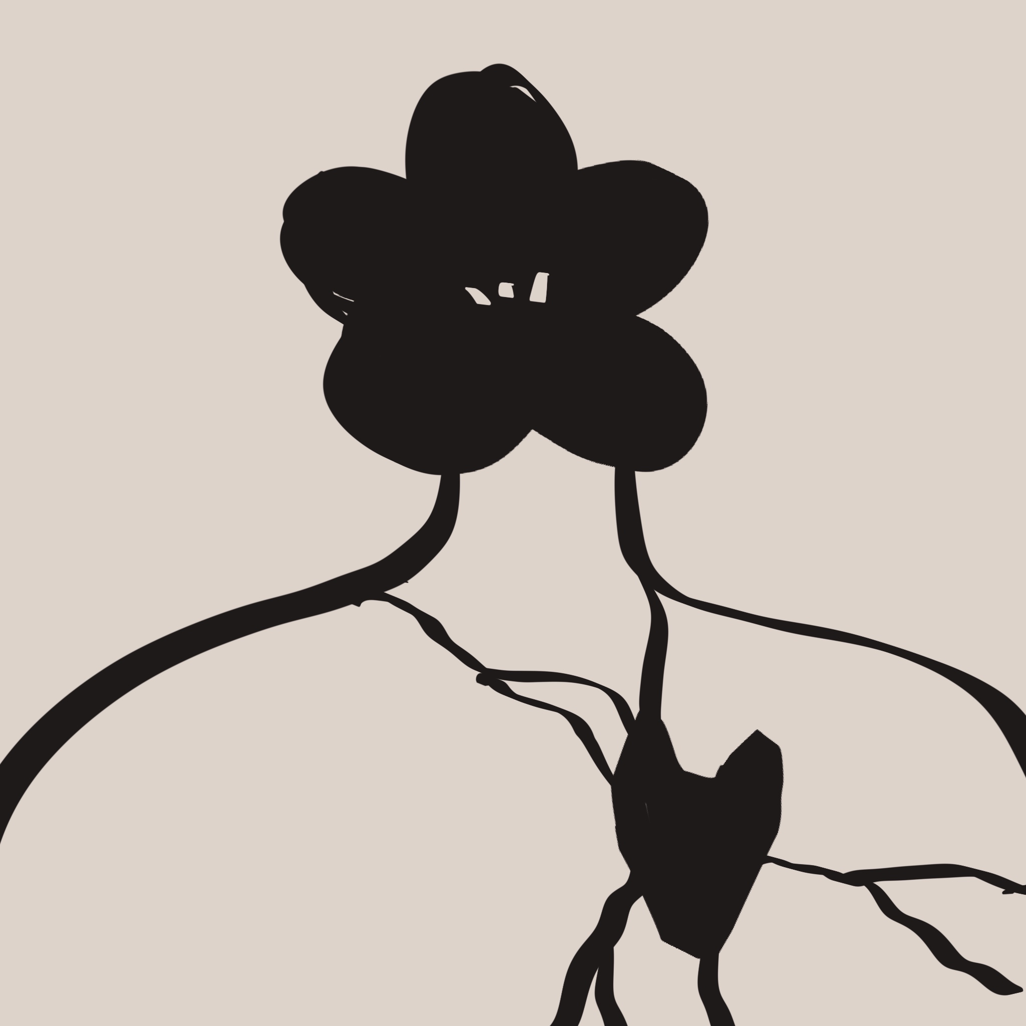 画了一个花头的人，静脉汇聚成一颗狐狸形状的心脏。
       你说这是心灵炼金术，你愿意在我身体的地图里迷路。
       老公，这话听着很色哦。