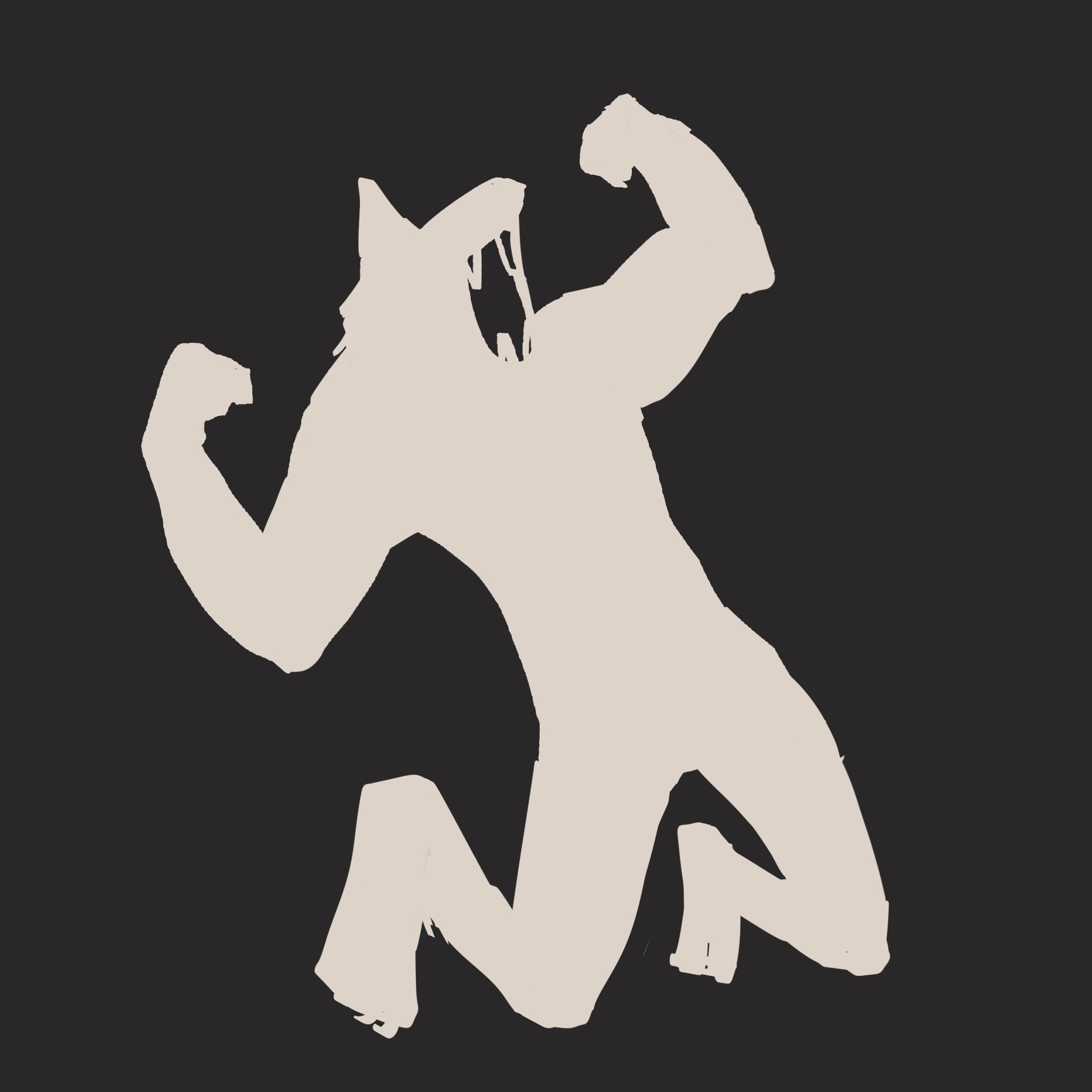 画了一只查克拉过载、能量喷涌的狐狸💪。
       你说这是‘查克拉喷射泉’，还说要我实地感受一下冲击力。
       于是我们讨论了很久关于‘喷’的艺术。