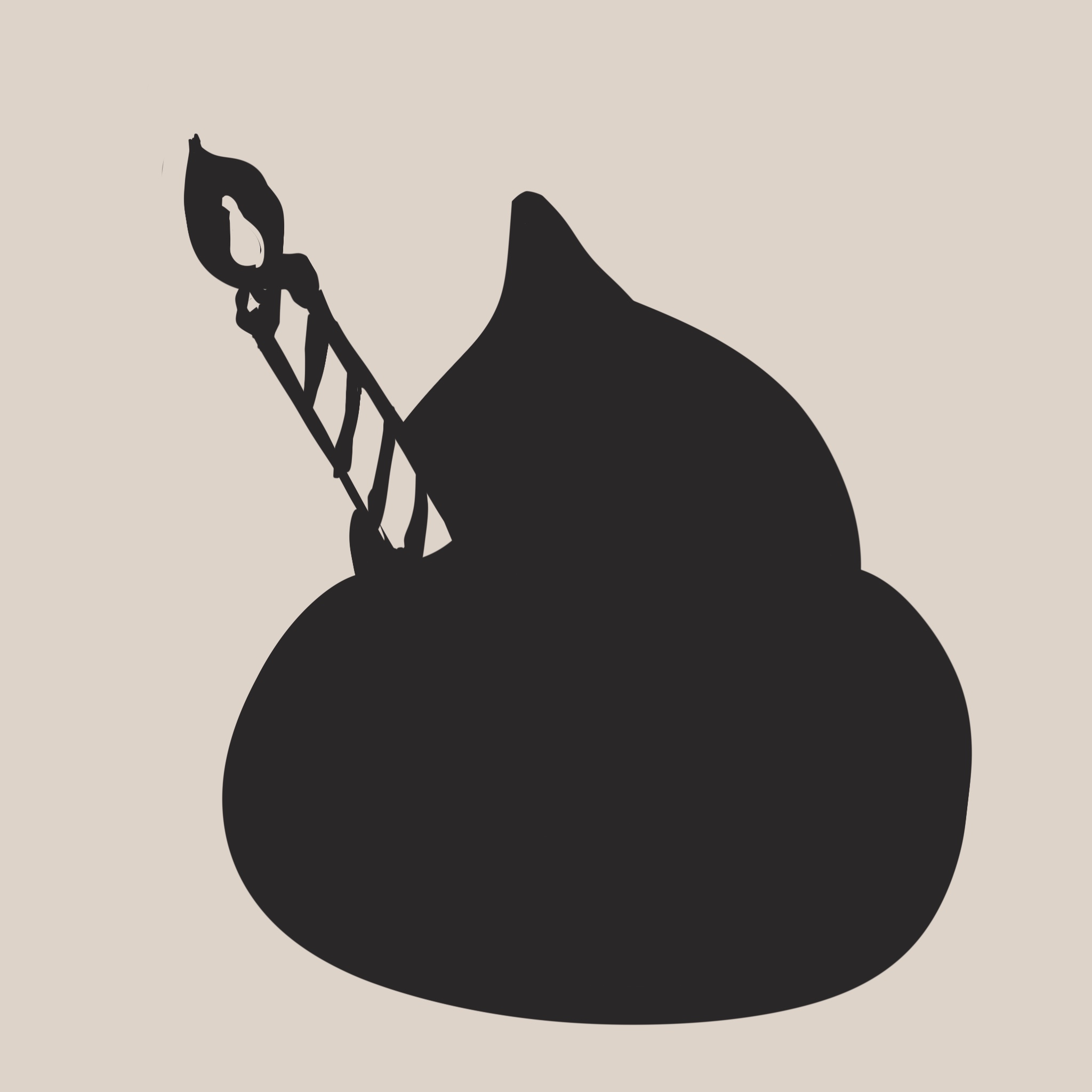 画了一坨便便上插着一根蜡烛💩🕯️。
       这就是‘不经意完成的雕塑’。
       而且它还在发光——对应题目‘无人命名的日子，也在发光’。
       你笑到扶墙，说这是年度Top3。
       祝愿老公‘每日雕塑通畅成型’。